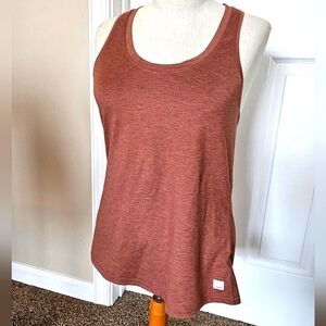 Vuori Racerback Tank Top Women's XS Heathered Hazelnut